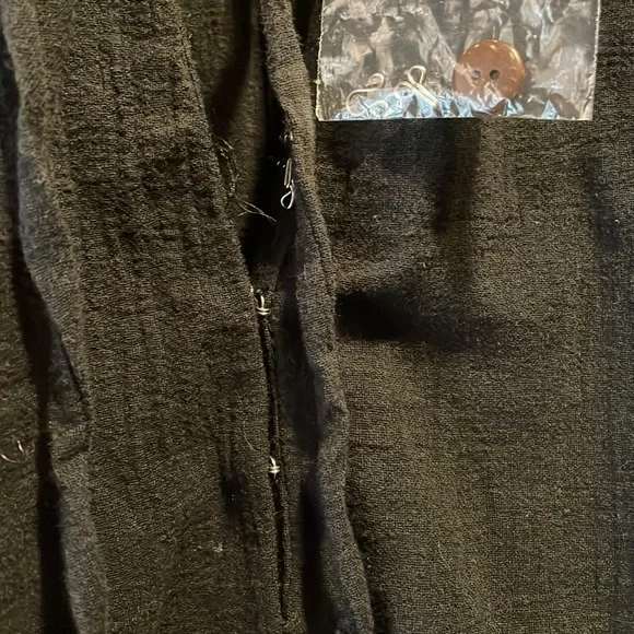 Free people The Only One Mini Dress Black Size M NWT - Picture 9 of 11